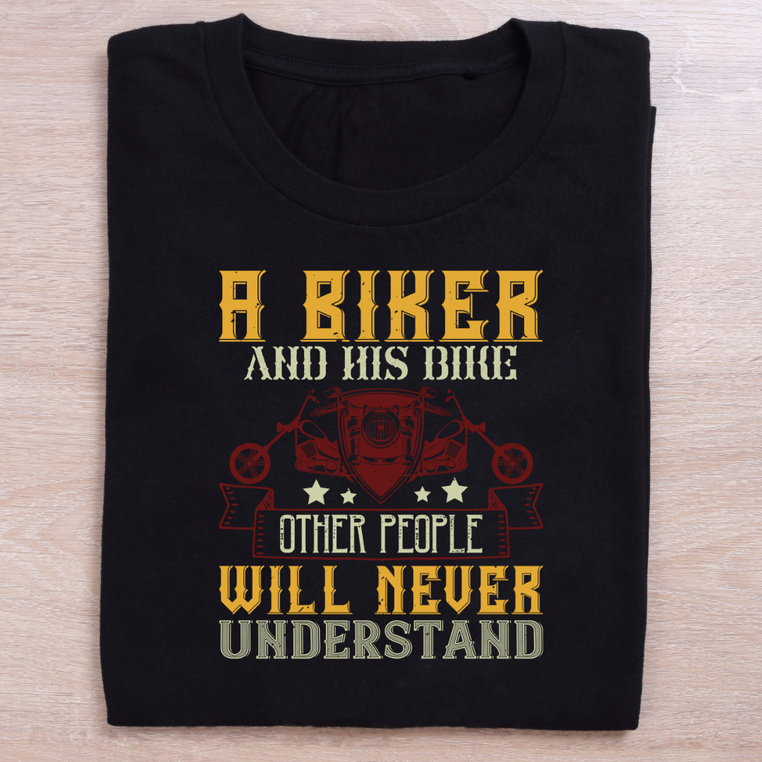 BIKER AND HIS BIKE