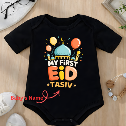 Custom First EID Onesie and T-Shirt for Baby Boys & Baby Girls!
