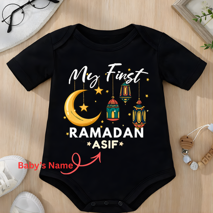 Custom First RAMADAN Onesie and T-Shirt for Baby Boys & Baby Girls!