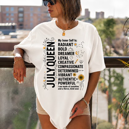 JULY QUEEN OVERSIZED T-Shirt!