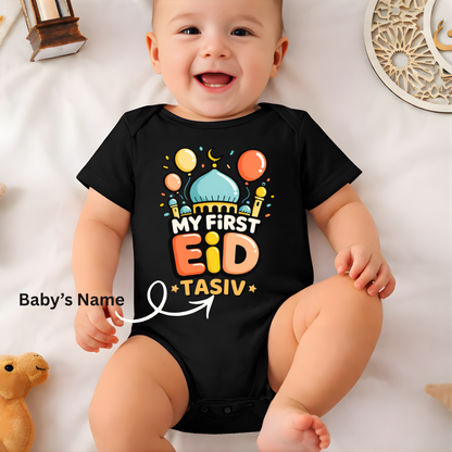 Custom First EID Onesie and T-Shirt for Baby Boys & Baby Girls!