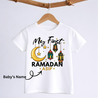 Custom First RAMADAN Onesie and T-Shirt for Baby Boys & Baby Girls!