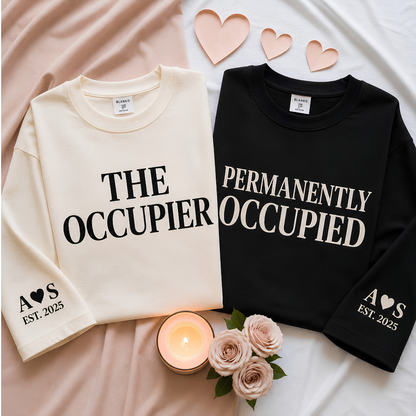OVERSIZED PERMANETLY OCCUPIED T-SHIRT COMBO!