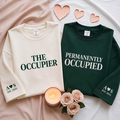 OVERSIZED PERMANETLY OCCUPIED T-SHIRT COMBO!