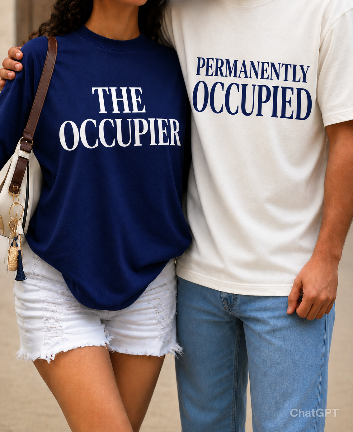 OVERSIZED PERMANETLY OCCUPIED T-SHIRT COMBO!