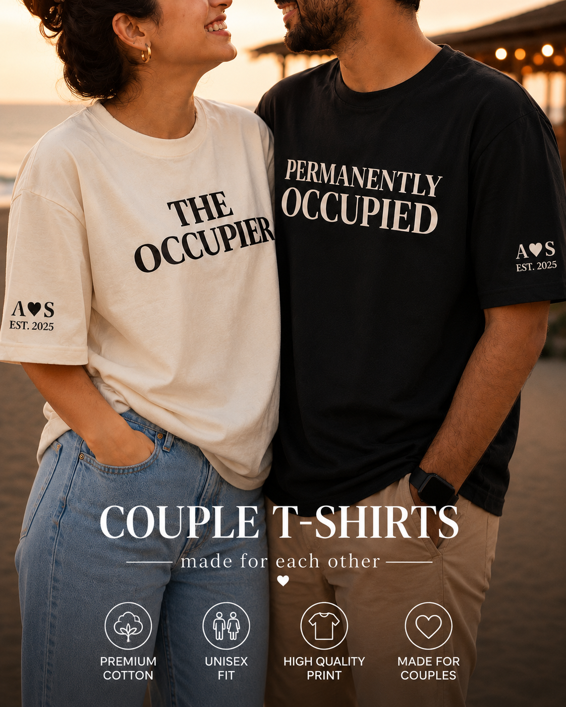 OVERSIZED PERMANETLY OCCUPIED T-SHIRT COMBO!